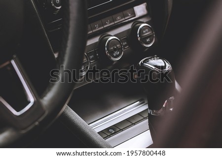 Car Skoda Octavia picture with interior Royalty-Free Stock Photo #1957800448