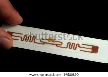 Stock pictures of RFID tags and transponders