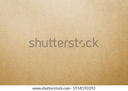 Blank space on brown paper sheet texture background.