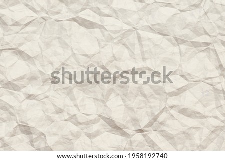 old crumpled paper, blank background with copyspace