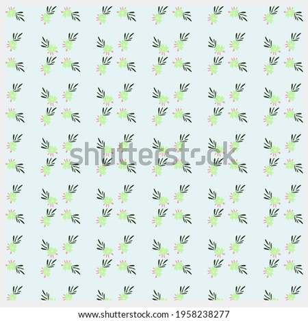 Flower pattern for all over print