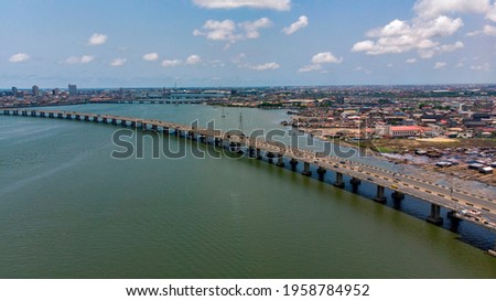 Third Mainland Bridge Lagos Nigeria  Royalty-Free Stock Photo #1958784952