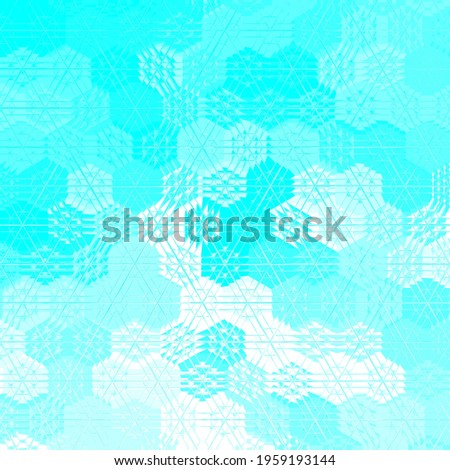 Abstract pattern design to print on surgical mask, sky blue color texture for trendy and contemporary textile print