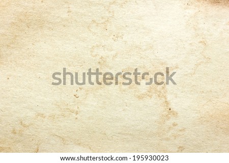 White yellow stained paper. Old retro letter texture.  Royalty-Free Stock Photo #195930023