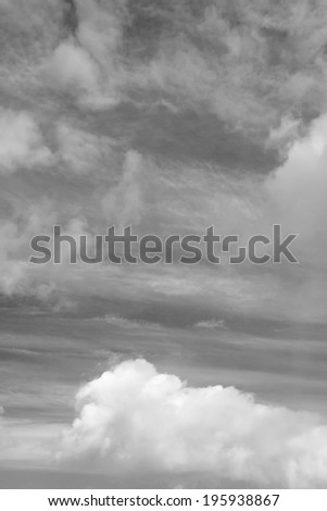 black and white clouds 