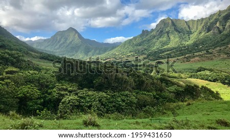 Jurassic Park Landscape on Oahu