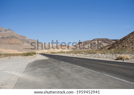 roads in the U.S.A. on the route 66 Royalty-Free Stock Photo #1959452941