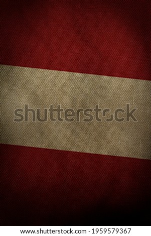 The central part of the flag of the state of Latvia