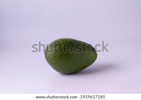 Avocado fruit, isolate on a white background.