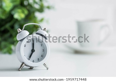 Good Morning Coffee And Alarm Clock Concept Stock Photos And Images Avopix Com