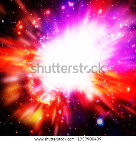 Wonderful super nova. The elements of this image furnished by NASA.

