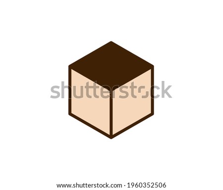 Box line icon. Vector symbol in trendy flat style on white background. Commerce sing for design.