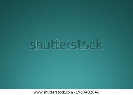 Paper texture, abstract background. The name of the color is greenish blue. Gradient with light coming from the bottom Royalty-Free Stock Photo #1960402846
