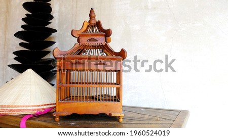 House of Bird, Wooden House of Bird, Decoration,Bird With Cage...,