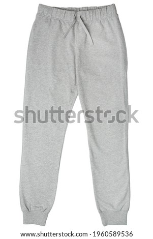 Sport pants isolated on white background Royalty-Free Stock Photo #1960589536