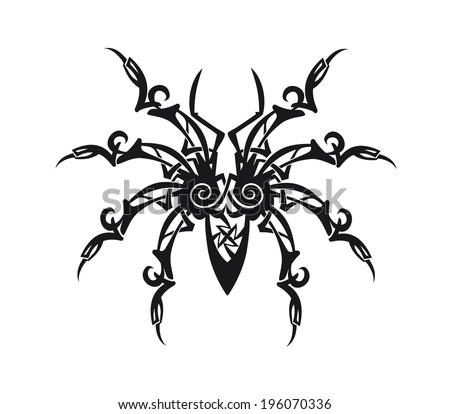 tattoo ornament spider