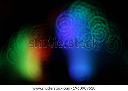 Abstract Blur Background Colorful Bokeh