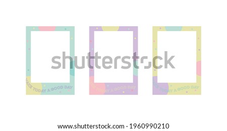 Cute Photo Frame Stock Vector Images Avopix Com