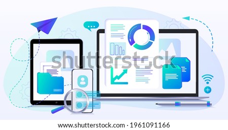 Data set, process, classification, database. Company process development structure. Data Center concept based. Business organization. Digital communication. Skill job cooperation coworker person. Royalty-Free Stock Photo #1961091166
