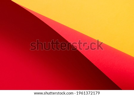 Yellow and red abstract 3d background, copy space