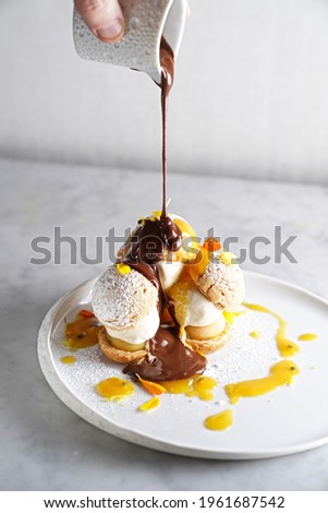 Refined food art in picture  Royalty-Free Stock Photo #1961687542