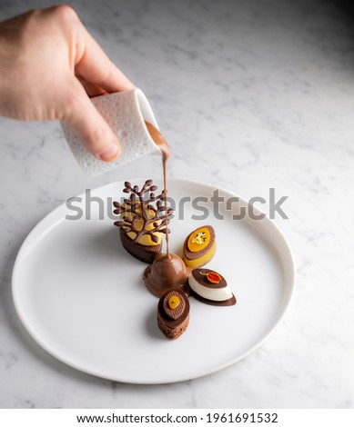 Refined food art in picture