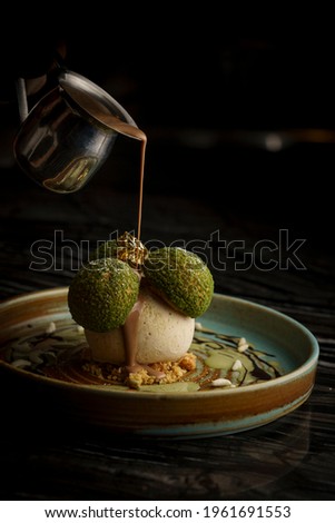 Refined food art in picture Royalty-Free Stock Photo #1961691553