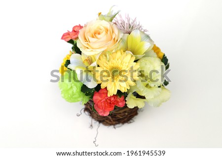 Colorful flower arrangement, flower gift