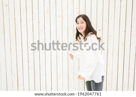 Portrait of young woman image