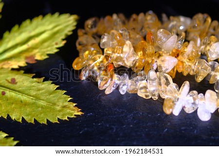 Natural citrine. Designed for self-production of jewelry.