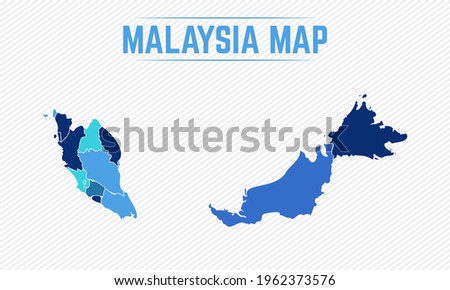 Malaysia Detailed Map With Regions