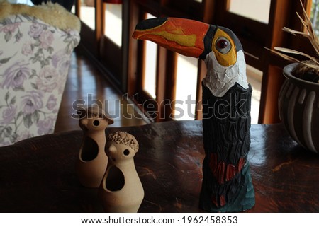 Decoration animals on the table