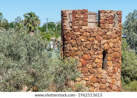 Amigo's Castle was handmade by Vittorio Stefanato, in Lightning Ridge, New South Wales, Australia