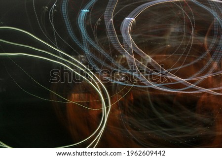 light painting by using camera