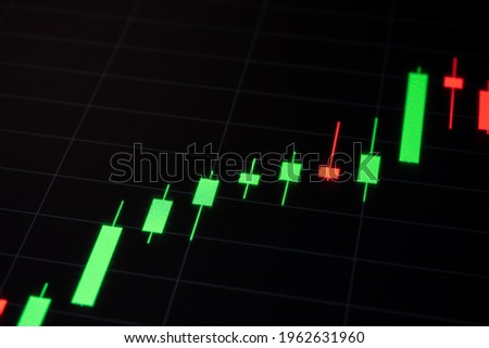 Economic graphic. Financial chart, stock analysis data for business background in digital screen. Graphics growth forex finance market. Stock analyzing. Price chart bars