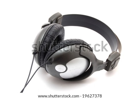headphone isolated on a white
