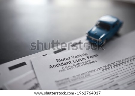 Documents for vehicle insurance. Car insurance policy. Auto insurance policy. Forms for registration of insurance contract.