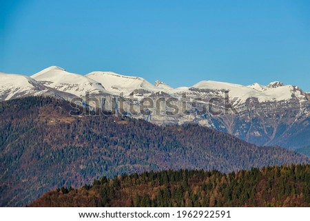 landscape in the mountains, photo as a background, digital image