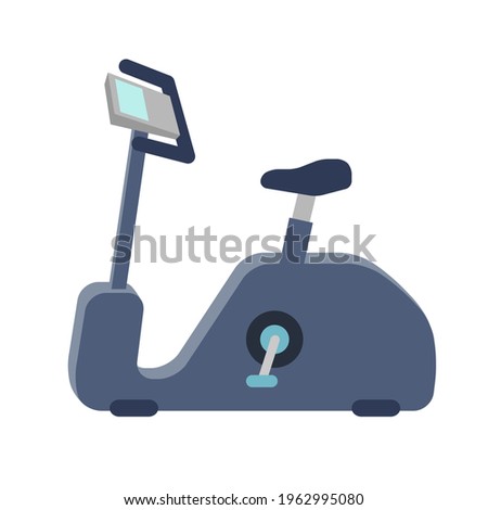 Exercise bike.Vector illustration that is easy to edit.