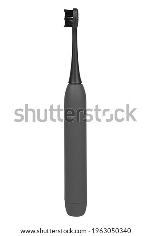 Rechargeable electric toothbrush isolated on white background. 
