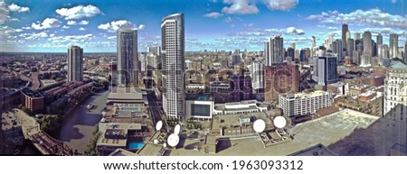 chicago city landscape skyline view