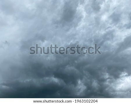 gray scary storm clouds in the sky horizontal photo.