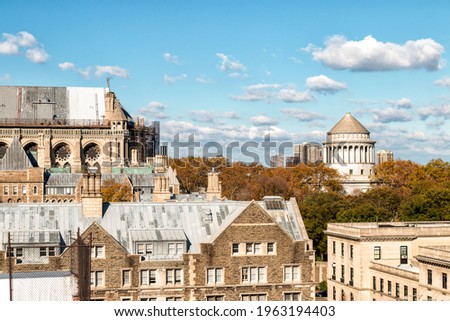 Morningside Heights Rooftops and Grant's Tomb - New York City Royalty-Free Stock Photo #1963194403