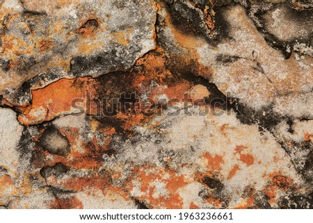 Abstract old marble with orange and black, suitable use background, high resolution.