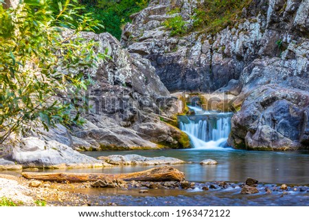 Ciucas Waterfall, Apuseni Mountains, Cluj County, Romania Royalty-Free Stock Photo #1963472122