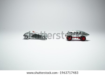 A picture of toy cars