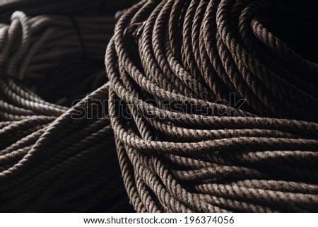 Old rope background.