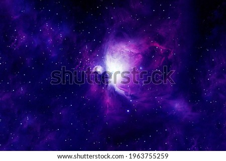 Beautiful multicolored galaxy. Elements of this image were furnished by NASA. High quality photo