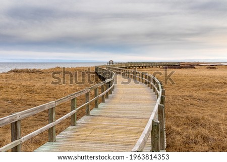 Windy Boardwalk at Bouctouche Dunes