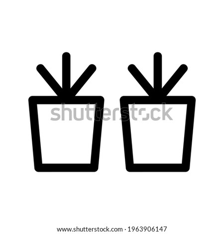pot icon or logo isolated sign symbol vector illustration - high quality black style vector icons
